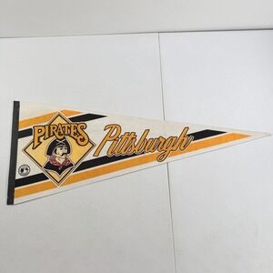 Vintage PITTSBURGH PIRATES Pennant MLB Baseball Full Size 30x12